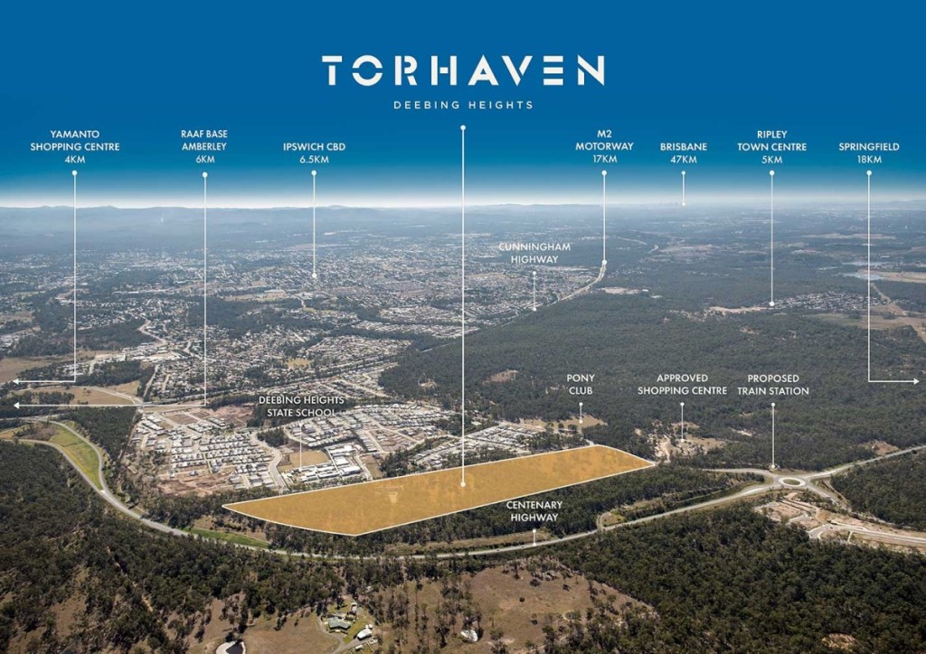 Torhaven aerial map